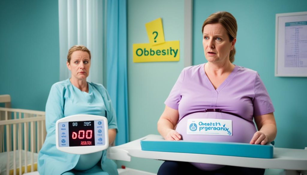 riscos do excesso de peso na gravidez