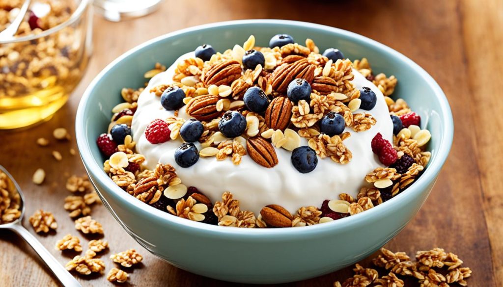 iogurte com granola