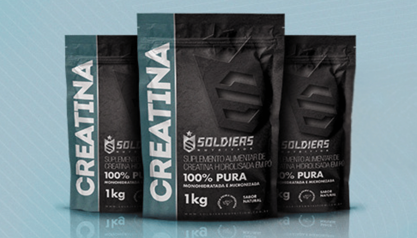 Creatina Monohidratada 500g - 100% Pura Importada - Soldiers Nutrition