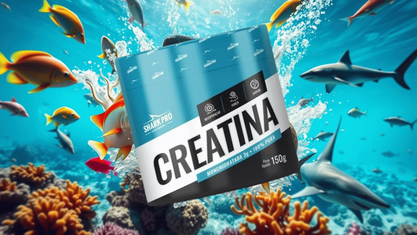 Creatina Shark Pro é boa? Análise e Benefícios